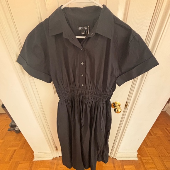 J.Crew midi dress with collar and button down nwt - Picture 1 of 5